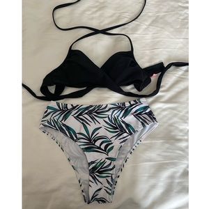 High rise bikini set